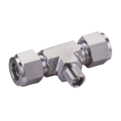 螺纹卡套三通接头