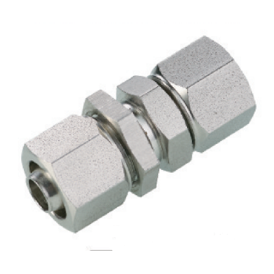 锁母隔板通接头