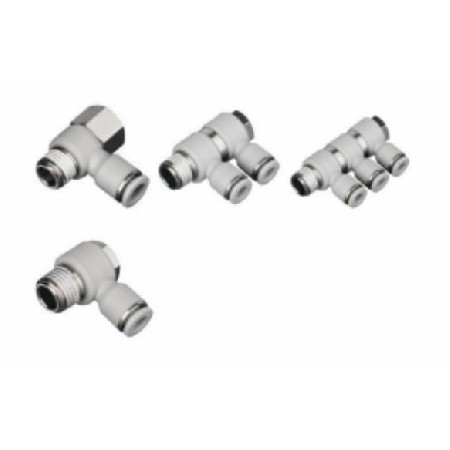 螺纹三通、五通快插接头2