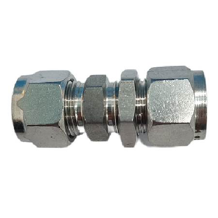 卡套隔板直通接头