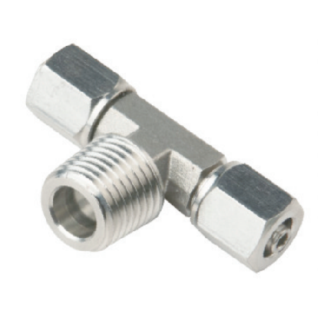 螺纹锁母三通接头